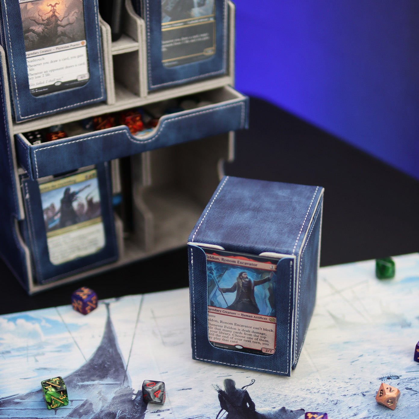 Einzel Deck-Box mit Commander Sleeve - Zauberhand