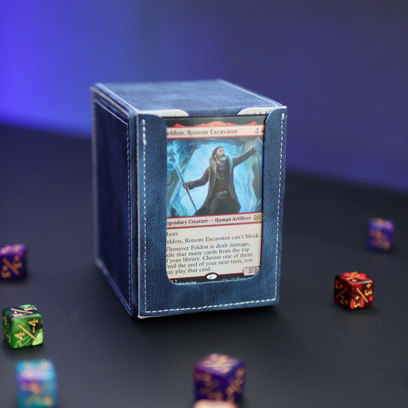 Einzel Deck-Box mit Commander Sleeve - Zauberhand
