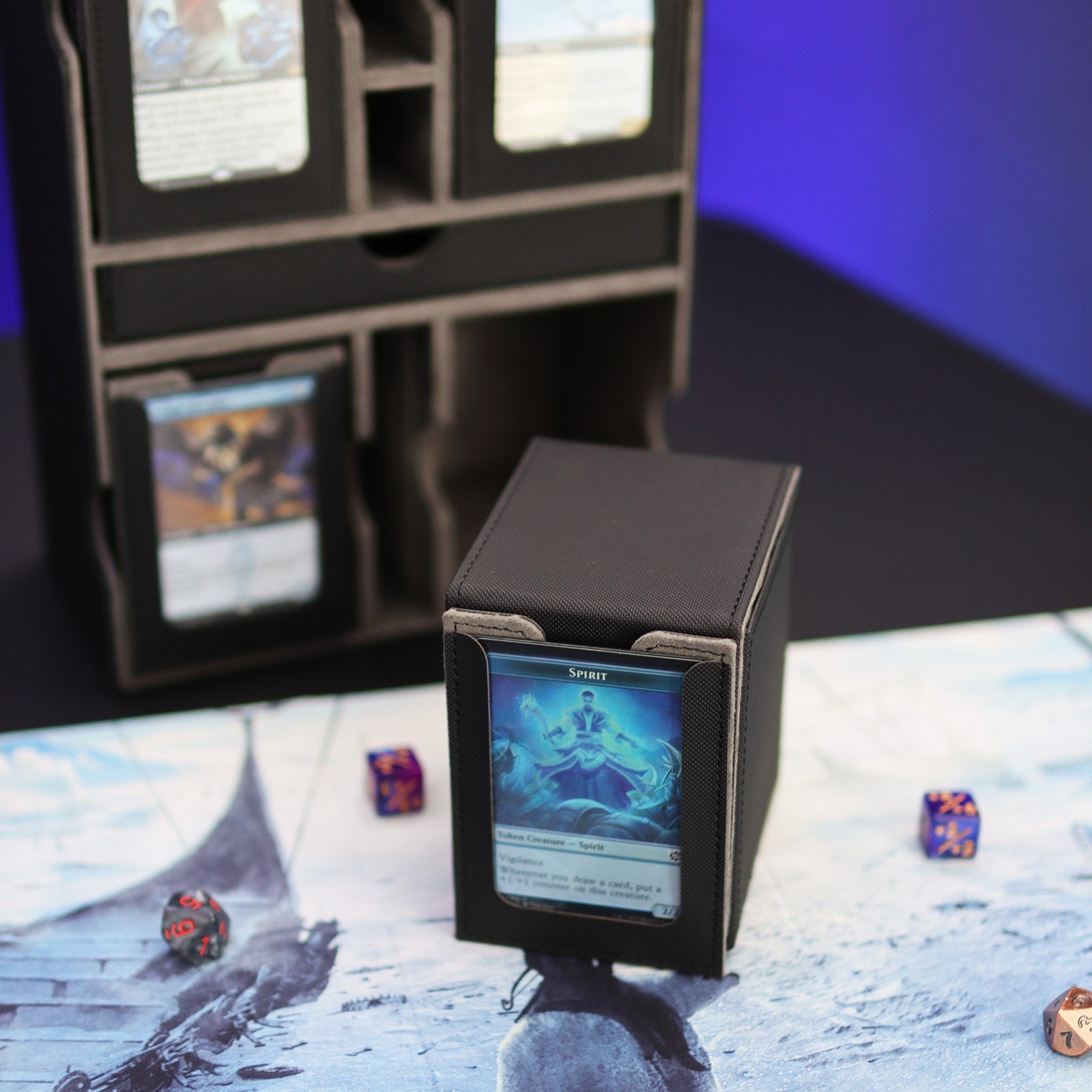 Einzel Deck-Box mit Commander Sleeve - Zauberhand