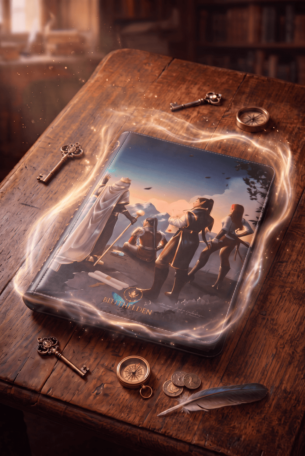 Zauberhand® Sammelalbum / Collector's Pocket Album - Bluthelden "Alliances" (360 Karten) - Zauberhand Premium Zubehör für TCG