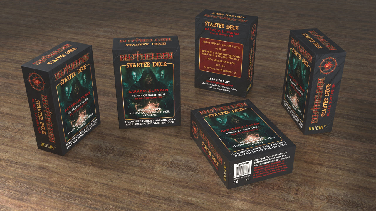 Bluthelden TTCG - First Print "Origin" - Starter Deck Black