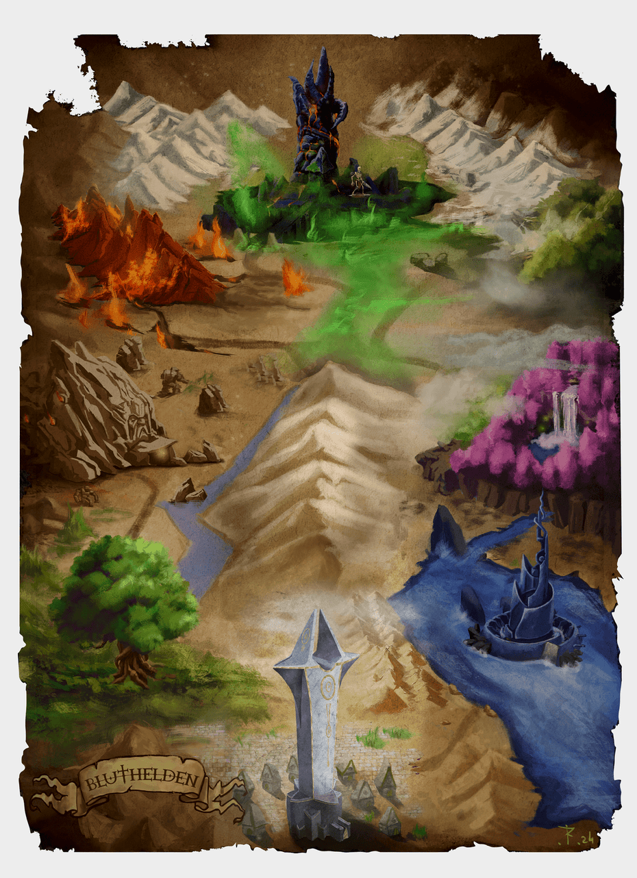 Artwork Hüllen "Leros" - 104 Stück - Zauberhand