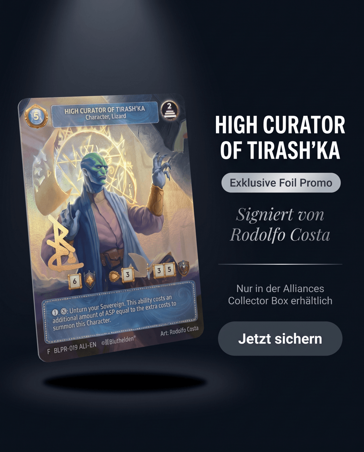 Bluthelden Collectors' Box Alliances - Zauberhand Premium Zubehör für TCG