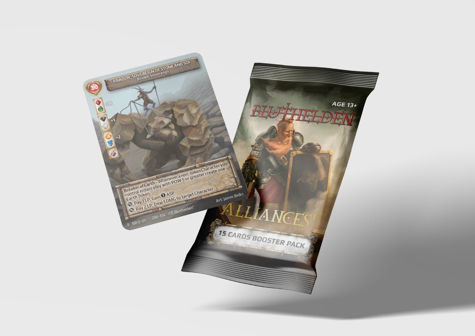 Bluthelden TTCG - 2.Edition - First Print "Alliances" - Booster Display - Zauberhand