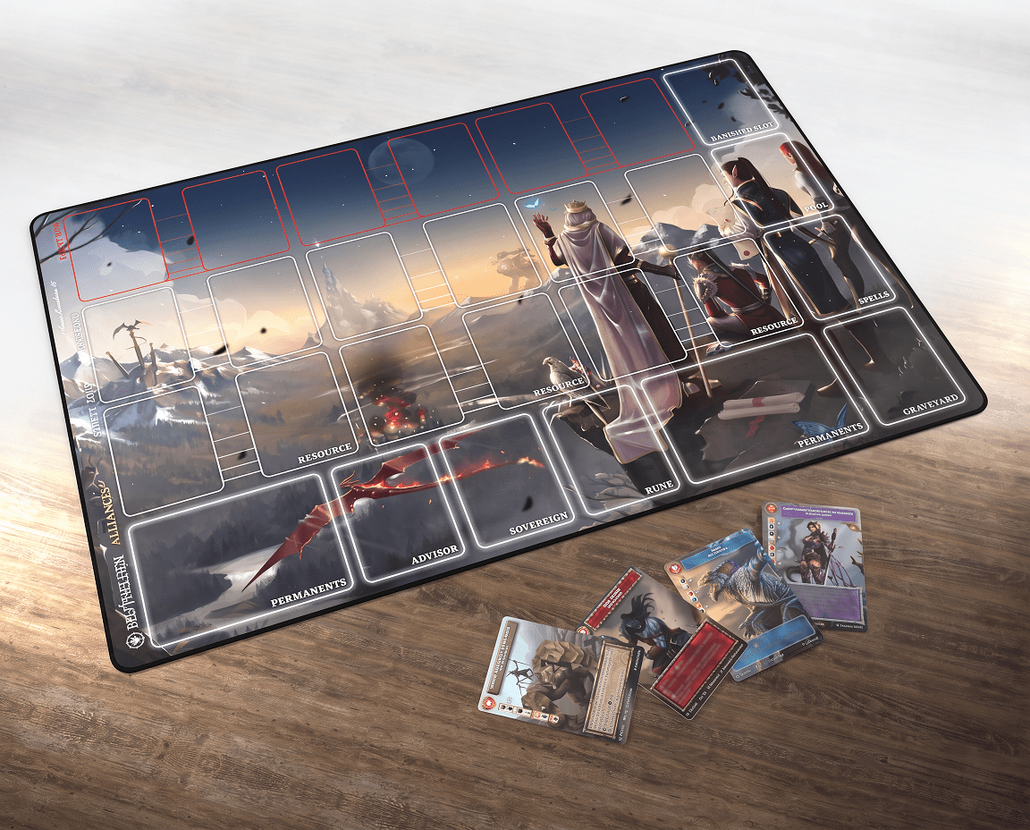 Bluthelden TTCG - 2.Edition - First Print "Alliances" - Spieler Bundle - Zauberhand Premium Zubehör für TCG