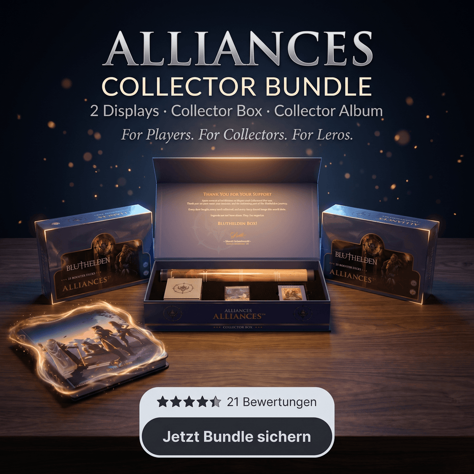Bluthelden TTCG - Alliances Sammler Bundle - Zauberhand Premium Zubehör für TCG