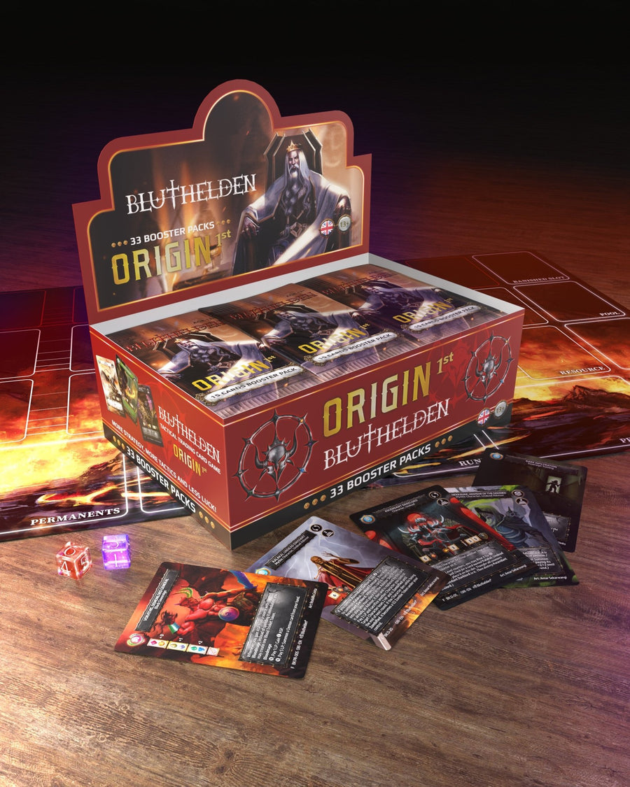 Bluthelden TTCG - Leros World - First Print "Origin" - Booster Display - Zauberhand