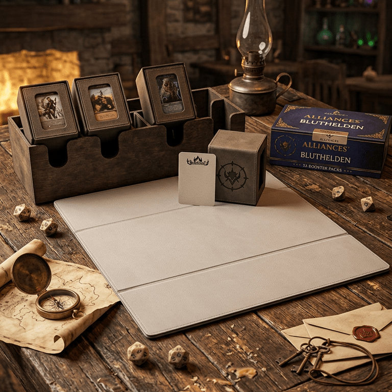 Deck-Box "Origin" 4 x 80+ Karten Decks - Zauberhand Premium Zubehör für TCG