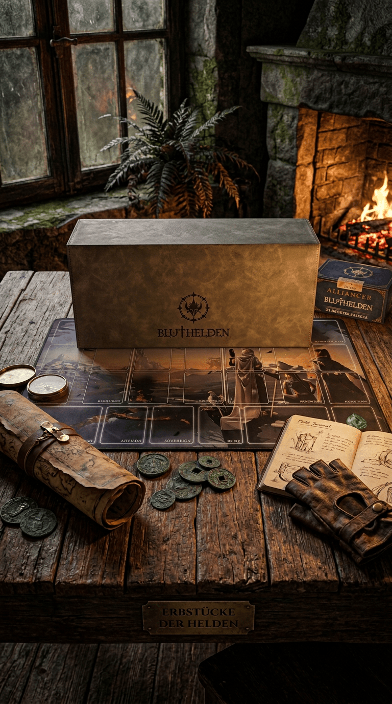 Deck-Box "Origin" 4 x 80+ Karten Decks - Zauberhand Premium Zubehör für TCG