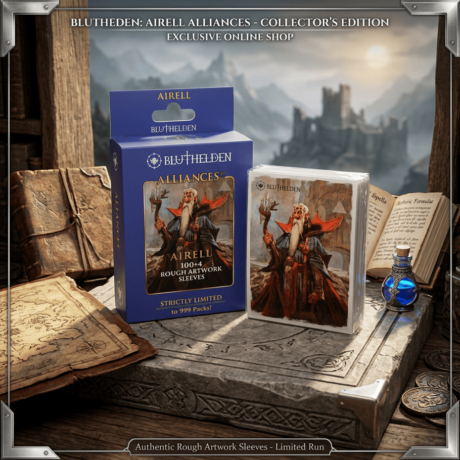 Rough Artwork Hüllen "Airell the Blue" by Helge C. Balzer - Zauberhand Premium Zubehör für TCG