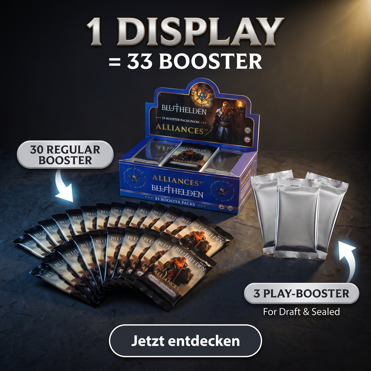 Bluthelden TTCG - 2.Edition - First Print "Alliances" - Spieler Bundle