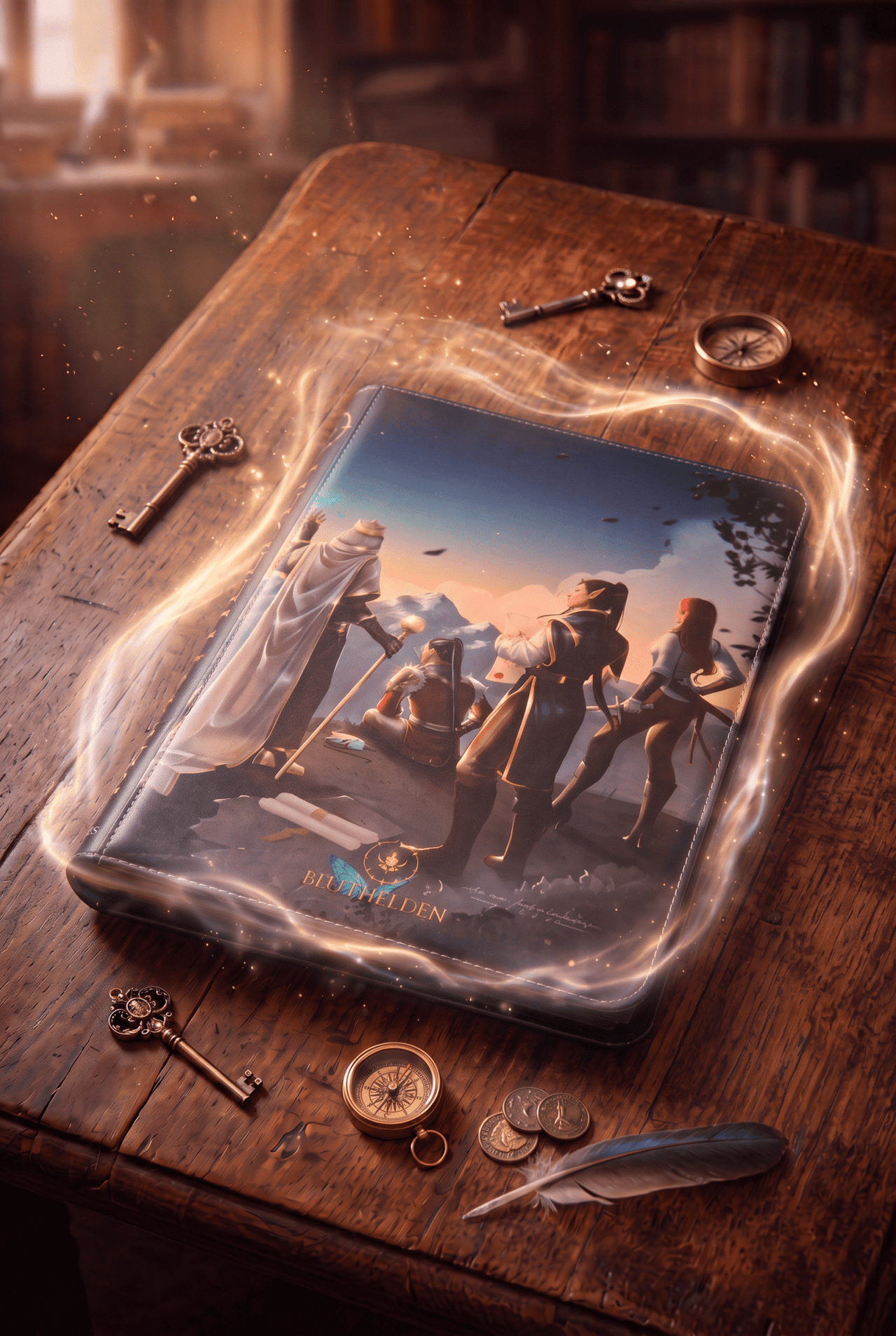 Zauberhand® Sammelalbum / Collector's Pocket Album - Bluthelden "Alliances" (360 Karten) - Zauberhand Premium Zubehör für TCG