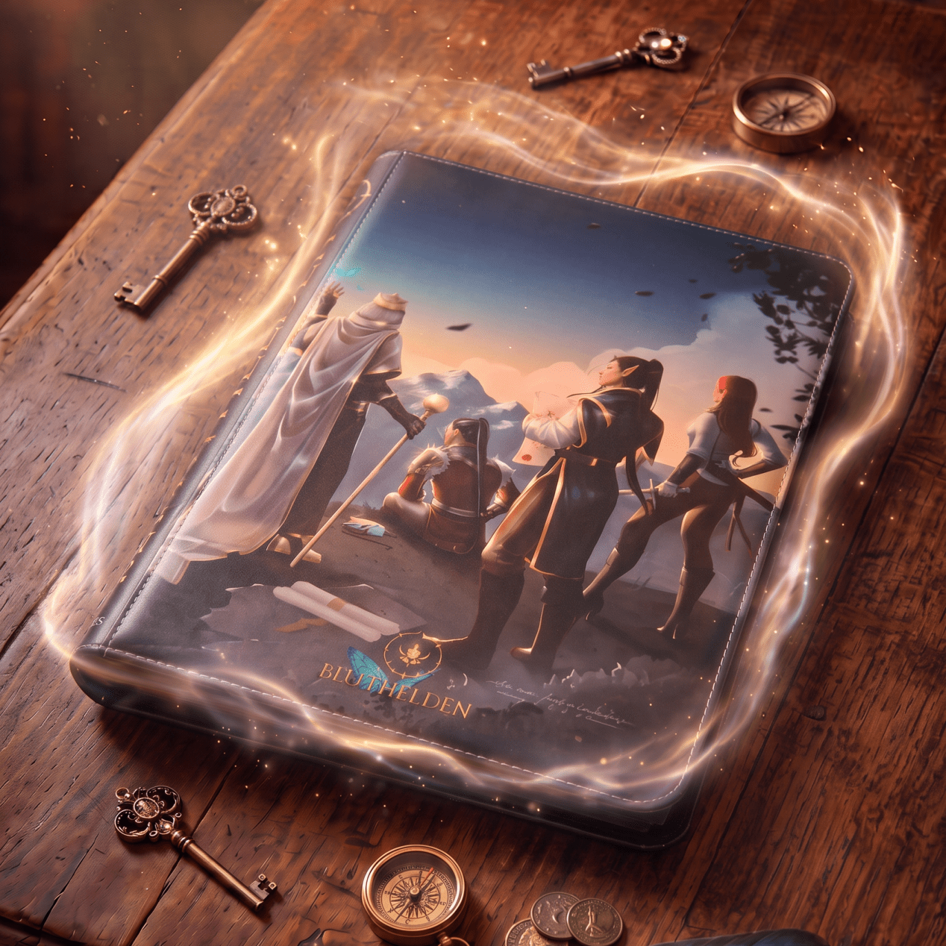 Zauberhand® Sammelalbum / Collector's Pocket Album - Bluthelden "Alliances" (360 Karten) - Zauberhand Premium Zubehör für TCG