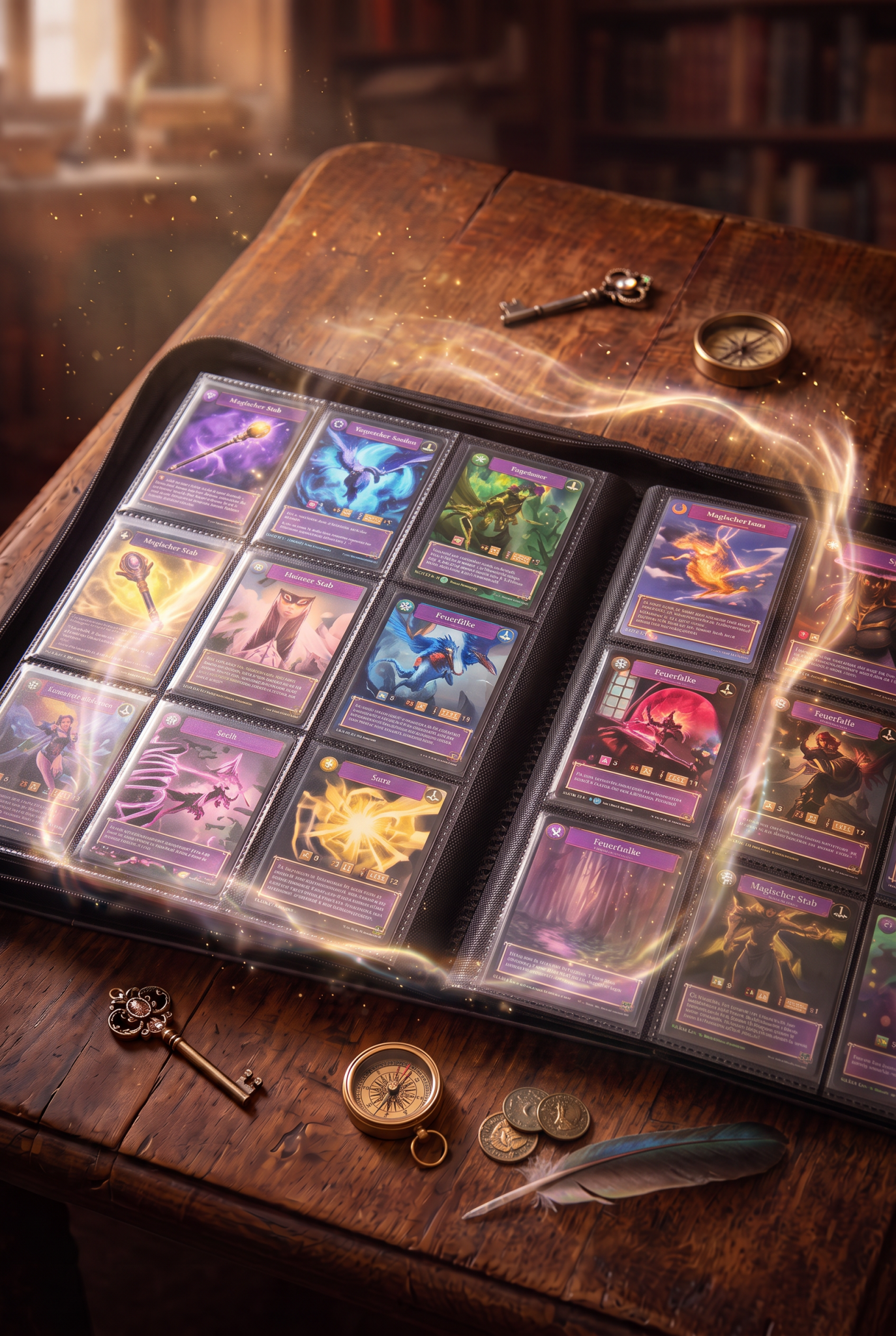 Zauberhand® Sammelalbum / Collector's Pocket Album - Bluthelden "Alliances" (360 Karten) - Zauberhand Premium Zubehör für TCG