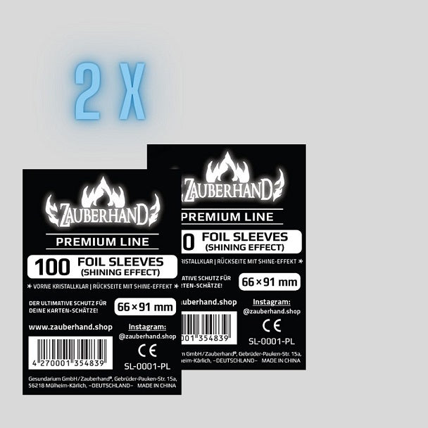 Premium Line Foil Hüllen 104 Stück - Zauberhand