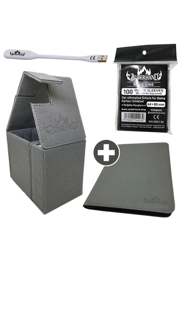Yugioh Bundle Deck-Box, Artwork Hüllen und Sammelalbum - Zauberhand